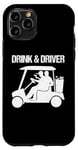 Coque pour iPhone 11 Pro Drink And Driver Balle De Golf Tee Vert Handicap Driver Golf