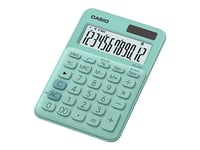Casio MS-20UC - Calculatrice de bureau - 12 chiffres - panneau solaire, pile - vert