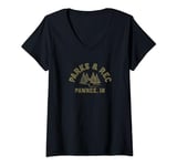 Womens Parks & Recreation Vintage Parks and Rec V-Neck T-Shirt