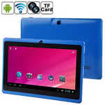 GALIMAXIA KLZ Tablet PC, 7.0 inch, 1GB+8GB, Android 4.0, 360 Degree Menu Rotate, Allwinner A33 Quad Core up to 1.5GHz, WiFi, Bluetooth Suitable for office leisure and entertainment (Color : Blue)