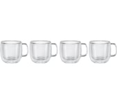 ZWILLING Sorrento Plus Double Wall Cappuccino Glasses - Pack of 4