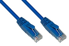 LINK Câble réseau CATÉGORIE 6A Non blindé UTP AWG24 Couleur Bleu HALOGENFREE MT 1