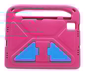 Standcase Barnfodral Xiaomi Pad 5 (Hotpink & Blå)