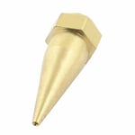 Oil Spray Gun 1/8BSP Female Thread Replacement Point Tip Nozzle Gold Tone