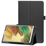 Samsung Galaxy Tab A7 Lite 8.7 fodral med ett stativ - Svart Svart