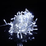 Led-Julgransbelysning - 5M/50 Lampor Kallvit/Kallvit Batteridriven 3Xaa Ehd-Ls01
