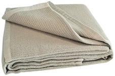 Astéria Couverture Lambswool Ficelle 240 x 260 cm