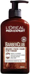L'Oreal Men Expert Barber Club 3-in-1 Beard, Hair & Face Wash, 200ml....