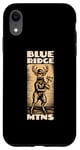 Coque pour iPhone XR Blue Ridge Mountains White Tailed Buck Deer Lumberjack Stag