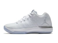 Air Jordan 31 Low Pure Money BG UK 3.5 EUR 36 White Metallic Silver 897562 100