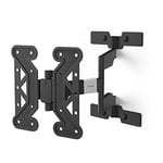 Hama 118063 Fullmotion Ultraslim TV Wall Bracket, Tilt, Swivel, Extendable, Fully Movable, for televisions 19 – 48 inches, VESA up to 200x200, Black