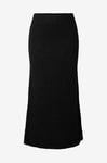 Selected FEMME - Kjol slfGabella HW Midi Knit Skirt - Svart