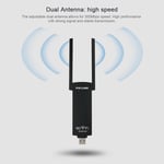 USB Wifi AP Repeater Dual Antenna Signal Booster Amplifier 300Mbps Extender
