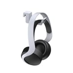 Ishine PS5 Headphone Holder,for Pulse 3D Headset Holder Hanger Stand Mount for PS5 Console(not Include Headphones-White)