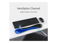 Kensington Duo Gel - Handledsstöd Till Tangentbord - Slimmad - Blå