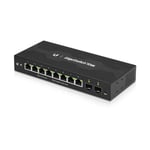 Ubiquiti Networks EdgeSwitch 10XP Håndtert L2 Gigabit Ethernet (10/100/1000) Strøm over Ethernet (PoE) Sort