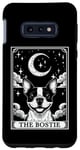 Coque pour Galaxy S10e Carte de tarot vintage croissant de lune Boston Terrier Chien Maman