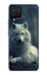 White Wolf Case Cover For Samsung Galaxy A42 5G