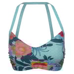 Esprit Peony Beach Underwire Bikini Turkos Mönster D 42 Dam