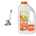 Vax 1-1-142472 Compact Power Plus Carpet Cleaner, White/Red & 1-9-142054 Original Pet 1.5L Carpet Cleaner Solution, White