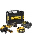 Vinkelslip DeWalt DCG409VST1-QW; 18 V; 1x6,0 Ah batt.