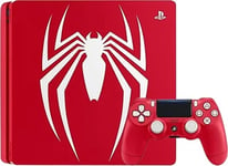 Playstation 4 Slim Console, 1TB Spider-Man Red (No Game), Unboxed