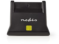 Smartcard-läsare - USB 2.0 - Skrivbordsmodell - Svart