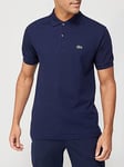 Lacoste Classic L.12.12 Pique Polo Shirt - Dark Blue, Navy, Size M, Men