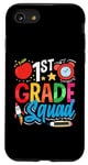 Coque pour iPhone SE (2020) / 7 / 8 1st Grade Squad Back To School Sac à dos pour garçons
