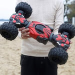 MIEMIE High-speed All Terrain Monster Buggy Truck Tire Shock Absorbers Car 2.4GHz Rotating Twisted Car Somersault Turn Over Stunt Climbing Drift Vehicle Children Easter Xmas Gifts