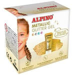 Makeup til Børn Alpino Gel Skinne Gylden