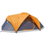 Amazon Basics Tente dôme familiale, 8 personnes, gris, orange