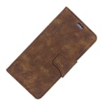 Phone Case for Sony Xperia XA1 Plus, Business Wallet Phone Case with Kickstand, Leather Phone Cover Flip Case Magnetic Closure Protective Phone Shell for Sony Xperia XA1 Plus (Brown)