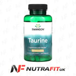 SWANSON TAURINE amino acid energy workout cardiovascular health support 100 caps