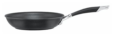 Circulon Momentum Non Stick Frying Pan 22cm - Induction Frying Pan with Oven Safe Soft Grip Handles, Dishwasher Safe, Metal Utensil Safe Durable Cookware, Black