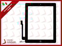 Écran Tactile Apple Ipad 4 Wifi 3G A1458 A1459 A1460 Verre Noir + Touche Accueil