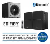Edifier R1280DBs and T5 Subwoofer Active Speakers System Bluetooth PC/TV Black