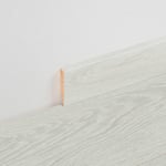 berryalloc sokkellist til laminatgulv charme white 2,4m