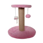 POHOVE Cat Tree,Cat Tree Tower,Tall Cat Scratching Post,Cat Tree Condo,Cat Scrat-cher With Hanging Toys For Indoor Small Cats,Kitten Climbing Pole For Play Rest(Pink)
