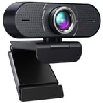 IFOAIR FHD 1080P Webcam for PC with Microphone, 120° Wide Angle Webcam with Exposure Correction/Plug and Play, Streaming USB Webcam for Zoom YouTube Skype Teams Twitch/Laptop Desktop/Calls Conference
