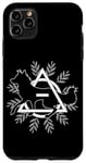 Coque pour iPhone 11 Pro Max Sac à dos Wolf Theta Delta Logo Alpha Alter Kin Therian