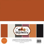 Carta Bella Paper Pack - Halloween 12x12 Solids 6 ark