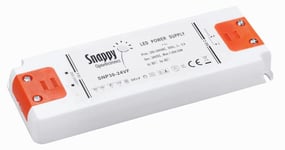 24V transformator 30W låg profil