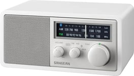 Sangean WR-11BT+ pöytäradio | audiokauppa.fi - Valkoinen