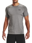 Under ArmourHeatGear Fitted Short Sleeve T-Shirt - Carbon Heather/Black