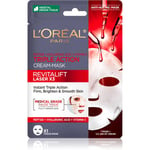 L’Oréal Paris Revitalift Laser X3 Sheetmaske med anti-aldringseffekt 28 g