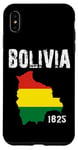 Coque pour iPhone XS Max Bolivie Carte Drapeau EST.