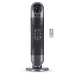 LIVIVO PTC Digital Tower Heater with Fan-Assisted Heating, Dual Heat Settings, 90 Degree Oscillation and LCD Display with Overheat and Capsize Protection (Digital)