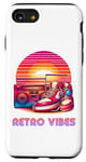 iPhone SE (2020) / 7 / 8 Retro Vibes Boombox and sneakers lovers for men women kids Case