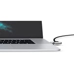 Ledge Macbook Pro Touch Bar Adaptateur de Verrouillage - Câble antivol à clé - Argent